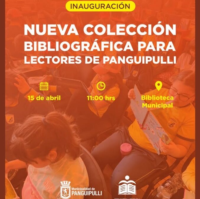 Nueva colección de libros llega a la Biblioteca Municipal de Panguipulli