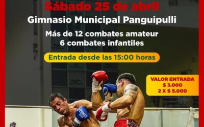 Panguipulli se prepara para una gran «Velada Internacional de Boxeo» el próximo 25 de abril