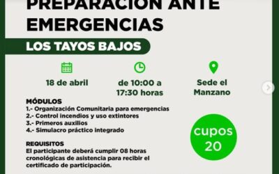 Capacitación comunitaria en emergencias llega a Los Tayos Bajos y Liquiñe