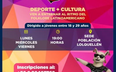 Participa en el nuevo taller gratuito que mezcla deporte y música latinoamericana