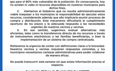 Municipalidad de Panguipulli insiste: no hay información formal sobre subsidio al gas