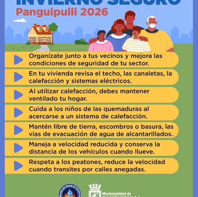 Prepárate para el invierno en Panguipulli: conoce estas medidas clave para prevenir riesgos