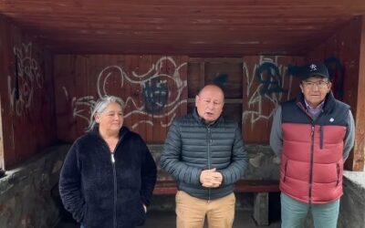 Municipio refuerza infraestructura y aseo en paraderos de Melefquén