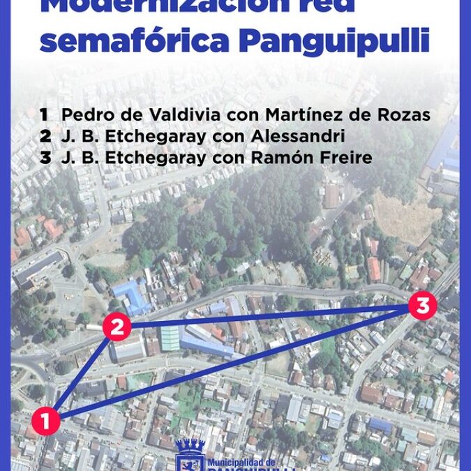 Panguipulli moderniza su tránsito con monitoreo en tiempo real en semáforos