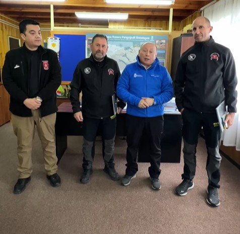 Municipalidad de Panguipulli agradece histórico aporte de Bomberos Sin Fronteras al Cuerpo de Bomberos de Panguipulli