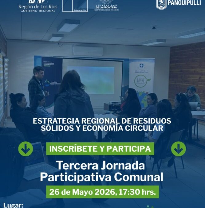 Participa en la construcción de una región más sustentable con la jornada sobre residuos y economía circular