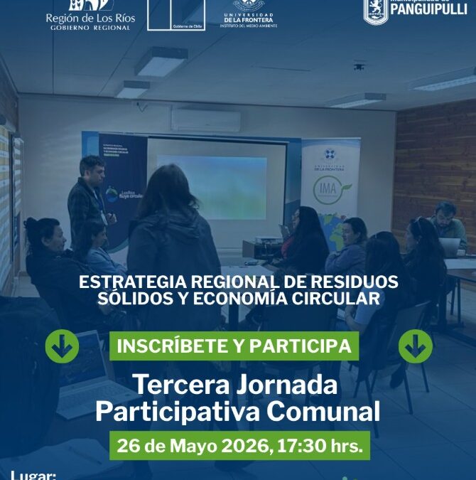 Participa en la construcción de una región más sustentable con la jornada sobre residuos y economía circular