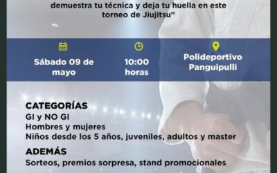 Más de 200 competidores llegarán a la 3ª versión del Open Jiujitsu Panguipulli