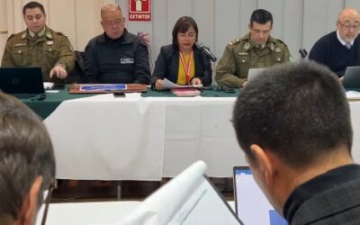 Autoridades regionales sesionaron sobre el Sistema Táctico de Operación Policial (STOP) en Panguipulli para reforzar la seguridad