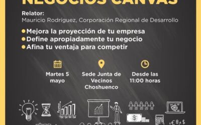 ¡Atención, Choshuenco! Impulsa tu emprendimiento con el Taller de Modelo de Negocios Canvas