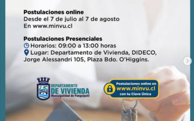 ¡Atención Panguipulli! Comienza la postulación al Subsidio de Arriendo 2026