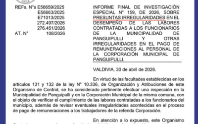 Municipalidad solicitó a medio «Somos Noticias» rectificar titular «Contraloría detecta irregularidades por más de $500 millones en municipio de Panguipulli y Cormupa» por faltar a la verdad