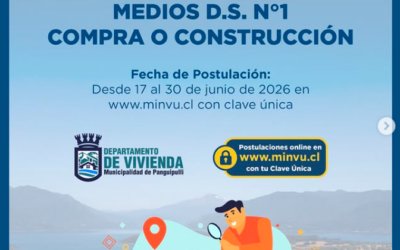 Atención, vecinos y vecinas de Panguipulli, Entre el 17 y el 30 de junio estarán abiertas las postulaciones al Subsidio para Sectores Medios D.S. N°1.