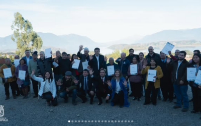 37 familias de Panguipulli ya son oficialmente propietarias de sus terrenos tras entrega de títulos de dominio