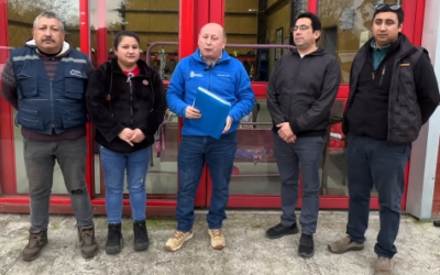 Alcalde Valdivia y concejal Astroza sobre la Octava Compañía de Bomberos de Huellahue: “Retomaremos proyectos abandonados desde 2021”