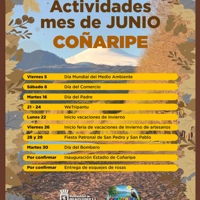 Coñaripe se prepara para un junio lleno de actividades y tradiciones