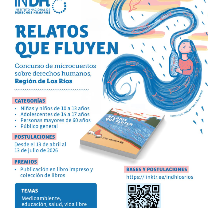 “Relatos que Fluyen” abre convocatoria para escritores y escritoras de todas las edades en la región de Los Ríos