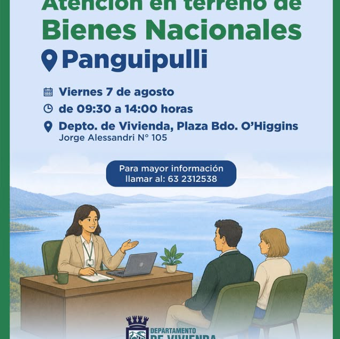 Atención en terreno del Ministerio de Bienes Nacionales