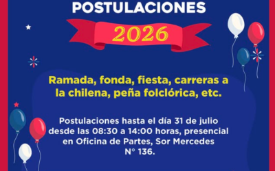 Municipalidad de Panguipulli abre proceso de postulaciones para actividades de Fiestas Patrias 2026