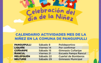 Conoce el calendario del Mes de la Niñez en Panguipulli