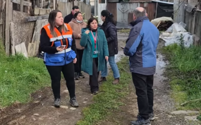 Alcalde Valdivia recorre sector Las Bandurrias tras afectación por trabajos de Suralis