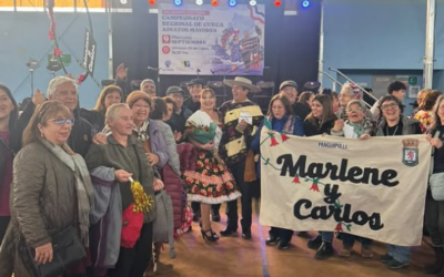 Marlene Parra y Carlos Sandoval son campeones regionales y van al Nacional de Cueca